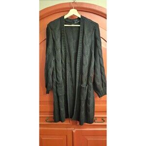 torrid Black Open-Front Cardigan